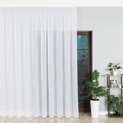 Firanka fantazyjna z ołowianką na metry wysokość 330 cm kolor biały Firanka fantazyjna z ołowianką na metry wysokość 330 cm kolor biały