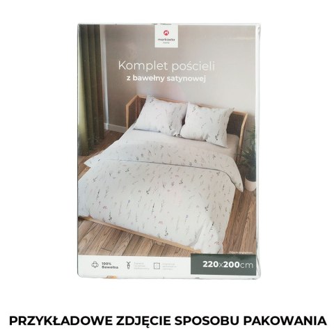 INGRID Komplet pościeli z bawełny satynowej 160x200cm 100064/SAT/000/160200/1 INGRID Komplet pościeli z bawełny satynowej 160x200cm 100064/SAT/000/160200/1