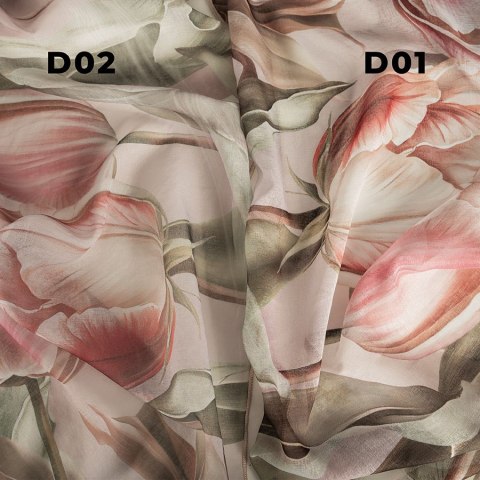 TULIPAN Firana z ołowianką ETAMINA wzór od dołu, wysokość 295cm, kolor 002 jasny (do wyczerpania zapasu) D00200/ETO/D02/000295/1 TULIPAN Firana z ołowianką ETAMINA wzór od dołu, wysokość 295cm, kolor 002 jasny (do wyczerpania zapasu) D00200/ETO/D02/000295/1