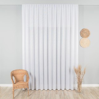 ZARIA Firana fantazyjna z ołowianką, wysokość 320cm, kolor 001 biały 419029/OLO/001/000320/1