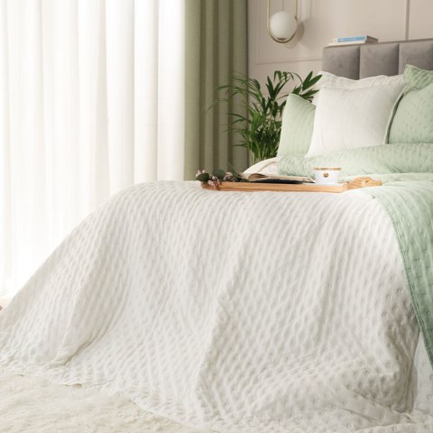 NULES Narzuta dekoracyjna, 200x220cm, kolor 011 ecru NULES0/NAP/011/200220/1 NULES Narzuta dekoracyjna, 200x220cm, kolor 011 ecru NULES0/NAP/011/200220/1