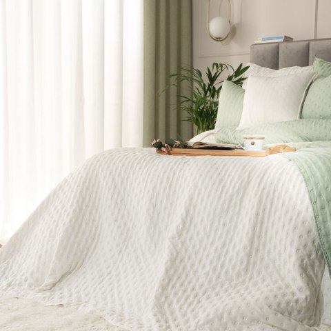 NULES Narzuta dekoracyjna, 220x240cm, kolor 011 ecru NULES0/NAP/011/220240/1 NULES Narzuta dekoracyjna, 220x240cm, kolor 011 ecru NULES0/NAP/011/220240/1
