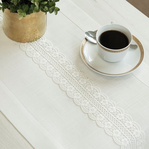 SEVILLA Bieżnik z haftem, szerokość 35cm x wysokość 140cm, kolor 001 biały 202551/KSP/001/035140/1 SEVILLA Bieżnik z haftem, szerokość 35cm x wysokość 140cm, kolor 001 biały 202551/KSP/001/035140/1