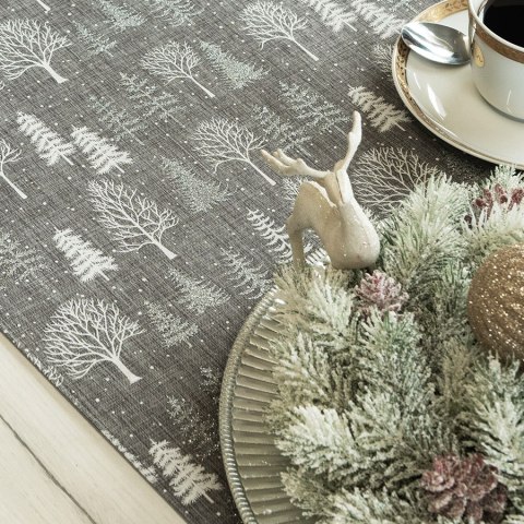 ZIMOWA MAGIA Bieżnik, szerokość 40cm x wysokość 140cm, kolor 007 szary 360000/KSP/007/040140/1 ZIMOWA MAGIA Bieżnik, szerokość 40cm x wysokość 140cm, kolor 007 szary 360000/KSP/007/040140/1