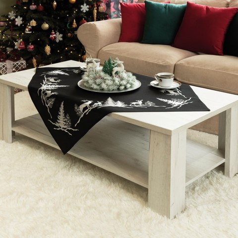 ZIMOWA NOC Serweta , szerokość 85cm x wysokość 85cm, kolor 010 czarny 616100/KSP/010/085085/1 ZIMOWA NOC Serweta , szerokość 85cm x wysokość 85cm, kolor 010 czarny 616100/KSP/010/085085/1