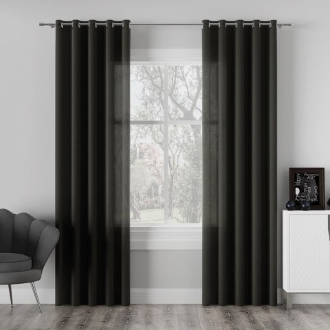 ARUBA Tkanina dekoracyjna wodoodporna, wysokość 300cm, kolor 111 czarny 759330/TDP/111/000300/1 ARUBA Tkanina dekoracyjna wodoodporna, wysokość 300cm, kolor 111 czarny 759330/TDP/111/000300/1