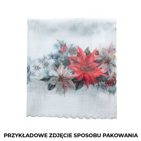 LAS ZIMĄ Zazdrostka woalowa, WOAL, szerokość 100 x wysokość 40cm, kolor 002 zielony PBN278/ZAZ/002/100040/1 LAS ZIMĄ Zazdrostka woalowa, WOAL, szerokość 100 x wysokość 40cm, kolor 002 zielony PBN278/ZAZ/002/100040/1