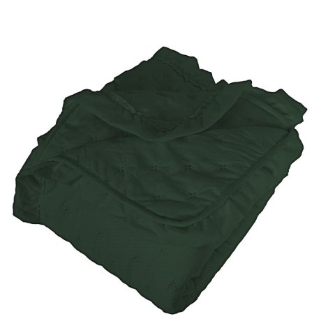 WERONA Narzuta dekoracyjna z falbaną w kropki, 220x240cm, kolor 019 zielony WERONA/NAP/019/220240/1 WERONA Narzuta dekoracyjna z falbaną w kropki, 220x240cm, kolor 019 zielony WERONA/NAP/019/220240/1
