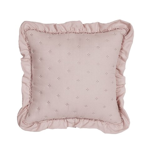 WERONA Poszewka dekoracyjna z falbaną w kropki, 40x40cm, kolor 015 różowy WERONA/POP/015/040040/1 WERONA Poszewka dekoracyjna z falbaną w kropki, 40x40cm, kolor 015 różowy WERONA/POP/015/040040/1