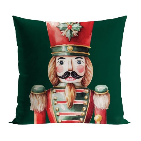 DZIADKI DO ORZECHÓW Poszewka dekoracyjna VELVET, 45x45cm, kolor 002 zielony PBN279/POP/002/045045/1 DZIADKI DO ORZECHÓW Poszewka dekoracyjna VELVET, 45x45cm, kolor 002 zielony PBN279/POP/002/045045/1