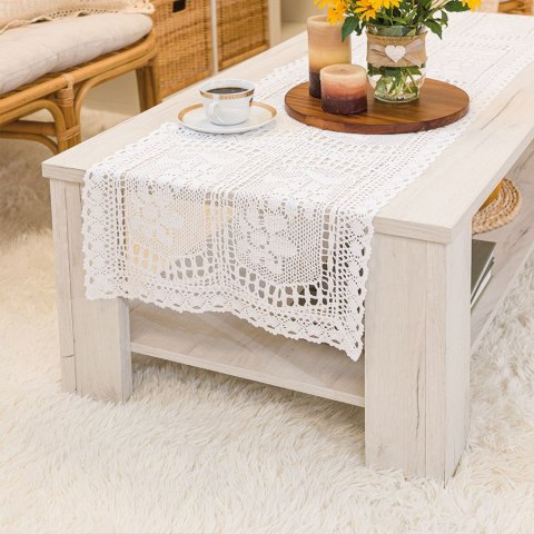 INESS Bieżnik ażurowy, szerokość 60 x wysokość 120cm, kolor 001 biały 913501/KSP/001/060120/1 INESS Bieżnik ażurowy, szerokość 60 x wysokość 120cm, kolor 001 biały 913501/KSP/001/060120/1