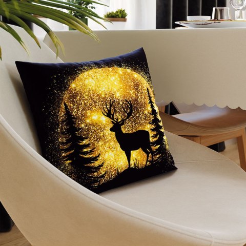 BROKATOWY JELONEK Poszewka dekoracyjna VELVET, 40x40cm, kolor 005 czarny PBN286/POP/005/040040/1 BROKATOWY JELONEK Poszewka dekoracyjna VELVET, 40x40cm, kolor 005 czarny PBN286/POP/005/040040/1