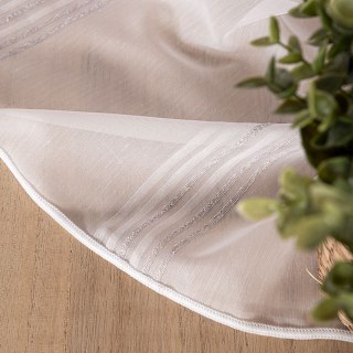 Firanka fantazyjna z ołowianką, wysokość 300cm, kolor 001 biały 001035/OLO/002/000300/1