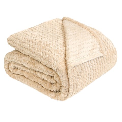 LUGO Koc dekoracyjny, rozmiar 200x220cm, kolor 002 beżowy LUGO00/KOD/002/200220/1 LUGO Koc dekoracyjny, rozmiar 200x220cm, kolor 002 beżowy LUGO00/KOD/002/200220/1