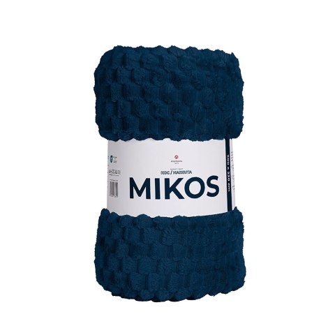 MIKOS koc dekoracyjny, rozmiar 160x200cm, kolor 005 ciemnoniebieski MIKOS0/KOD/005/160200/1 MIKOS koc dekoracyjny, rozmiar 160x200cm, kolor 005 ciemnoniebieski MIKOS0/KOD/005/160200/1