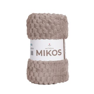 MIKOS koc dekoracyjny, rozmiar 200x220cm, kolor 003 jasny ciepły brąz MIKOS0/KOD/003/200220/1