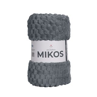MIKOS koc dekoracyjny, rozmiar 200x220cm, kolor 008 ciemny szary MIKOS0/KOD/008/200220/1