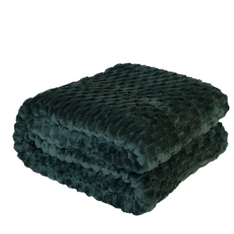 MIKOS koc dekoracyjny, rozmiar 200x220cm, kolor 010 ciemny zielony MIKOS0/KOD/010/200220/1 MIKOS koc dekoracyjny, rozmiar 200x220cm, kolor 010 ciemny zielony MIKOS0/KOD/010/200220/1