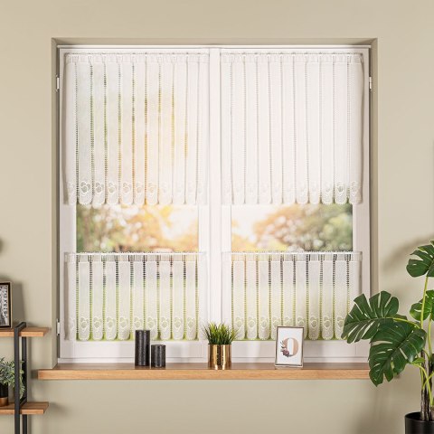 Zazdrostka haftowana panelowa na batyście, wysokość 40cm, kolor 010 naturalny 096272/388/010/000040/1 Zazdrostka haftowana panelowa na batyście, wysokość 40cm, kolor 010 naturalny 096272/388/010/000040/1