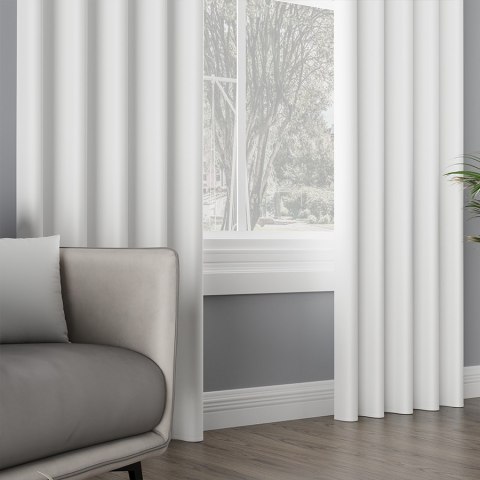 DONA Tkanina dekoracyjna typu blackout, wysokość 280cm, kolor 001 biały TD0015/TDP/001/000280/1 DONA Tkanina dekoracyjna typu blackout, wysokość 280cm, kolor 001 biały TD0015/TDP/001/000280/1