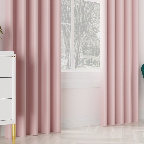 DONA Tkanina dekoracyjna typu blackout, wysokość 280cm, kolor 794 pastelowy różowy TD0015/TDP/794/000280/1 DONA Tkanina dekoracyjna typu blackout, wysokość 280cm, kolor 794 pastelowy różowy TD0015/TDP/794/000280/1