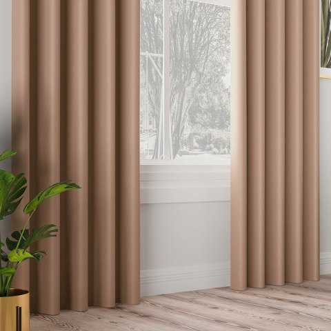 DONA Tkanina dekoracyjna typu blackout, wysokość 280cm, kolor 832 camelowy TD0015/TDP/832/000280/1 DONA Tkanina dekoracyjna typu blackout, wysokość 280cm, kolor 832 camelowy TD0015/TDP/832/000280/1