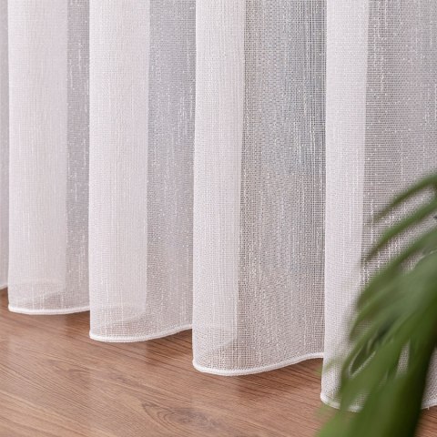 Firanka fantazyjna z ołowianką, wysokość 250 cm, kolor 001 biały 021102/OLO/001/000250/1 Firanka fantazyjna z ołowianką, wysokość 250 cm, kolor 001 biały 021102/OLO/001/000250/1