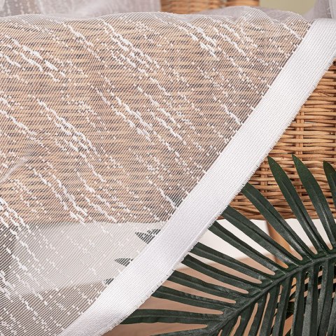 Firanka żakardowa, wysokość 240cm, kolor 001 biały 146065/000/001/000240/1 Firanka żakardowa, wysokość 240cm, kolor 001 biały 146065/000/001/000240/1