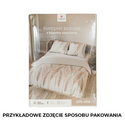 INDINA Komplet pościeli z bawełny satynowej 220x200cm 100076/SAT/000/220200/1
