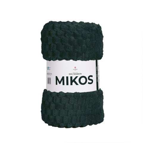 MIKOS koc dekoracyjny, rozmiar 160x200cm, kolor 010 ciemny zielony MIKOS0/KOD/010/160200/1 MIKOS koc dekoracyjny, rozmiar 160x200cm, kolor 010 ciemny zielony MIKOS0/KOD/010/160200/1