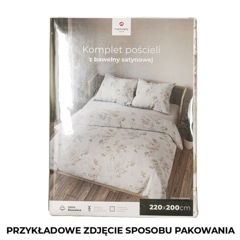 VALERIA Komplet pościeli z bawełny satynowej 220x200cm 100065/SAT/000/220200/1 VALERIA Komplet pościeli z bawełny satynowej 220x200cm 100065/SAT/000/220200/1