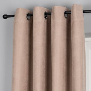 MILAS SOFT Zasłona gotowa na przelotkach, szerokość 140cm x wysokość 250cm, kolor 042 ciepły beż MILAS1/ZGP/042/140250/1