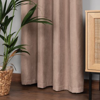 MILAS SOFT Zasłona gotowa na przelotkach, szerokość 140cm x wysokość 250cm, kolor 042 ciepły beż MILAS1/ZGP/042/140250/1