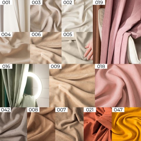 MILAS SOFT Zasłona gotowa na przelotkach, szerokość 140cm x wysokość 250cm, kolor 792 chłodny szary MILAS1/ZGP/792/140250/1