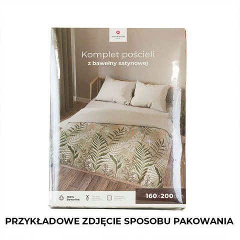FELINA Komplet pościeli z bawełny satynowej 160x200cm 100088/SAT/000/160200/1 FELINA Komplet pościeli z bawełny satynowej 160x200cm 100088/SAT/000/160200/1