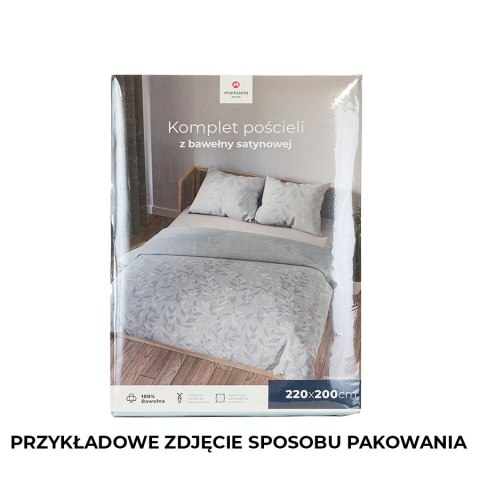 LILU Komplet pościeli z bawełny satynowej 220x200cm 100086/SAT/000/220200/1 LILU Komplet pościeli z bawełny satynowej 220x200cm 100086/SAT/000/220200/1