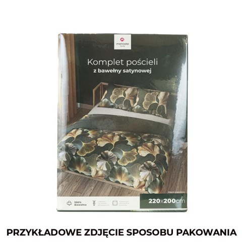 MARISEL Komplet pościeli z bawełny satynowej 160x200cm 100081/SAT/000/160200/1 MARISEL Komplet pościeli z bawełny satynowej 160x200cm 100081/SAT/000/160200/1