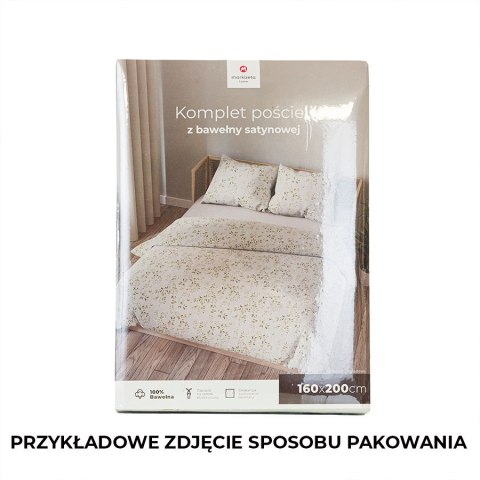 ORLINA Komplet pościeli z bawełny satynowej 160x200cm 100085/SAT/000/160200/1 ORLINA Komplet pościeli z bawełny satynowej 160x200cm 100085/SAT/000/160200/1