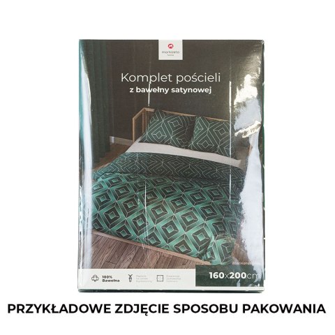 SAPHIRA Komplet pościeli z bawełny satynowej 220x200cm 100083/SAT/000/220200/1
