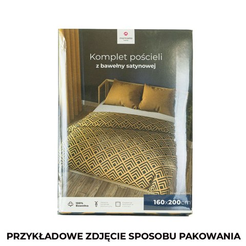 TRESSA Komplet pościeli z bawełny satynowej 220x200cm 100082/SAT/000/220200/1 TRESSA Komplet pościeli z bawełny satynowej 220x200cm 100082/SAT/000/220200/1