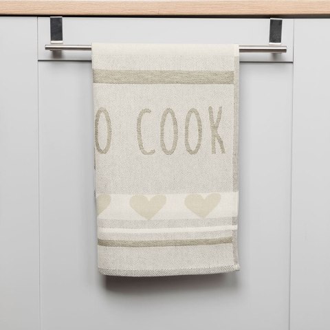 COOK Ścierka kuchenna, rozmiar 50x70cm, kolor beżowy 001 S00007/SCI/001/050070/1 COOK Ścierka kuchenna, rozmiar 50x70cm, kolor beżowy 001 S00007/SCI/001/050070/1