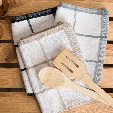 KRATKA Ścierka kuchenna, rozmiar 50x70cm, kolor szary 001 S00020/SCI/001/050070/1 KRATKA Ścierka kuchenna, rozmiar 50x70cm, kolor szary 001 S00020/SCI/001/050070/1