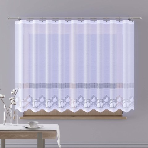 Firanka żakardowa gotowa, rozmiar 150x145cm, kolor biały 001 247070/000/001/000000/1 Firanka żakardowa gotowa, rozmiar 150x145cm, kolor biały 001 247070/000/001/000000/1
