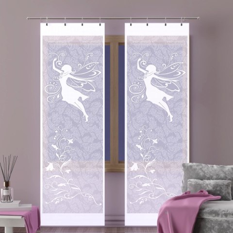 Firanka żakardowa panelowa, szerokość 60cm, kolor biały 001 801108/000/001/000060/1 Firanka żakardowa panelowa, szerokość 60cm, kolor biały 001 801108/000/001/000060/1