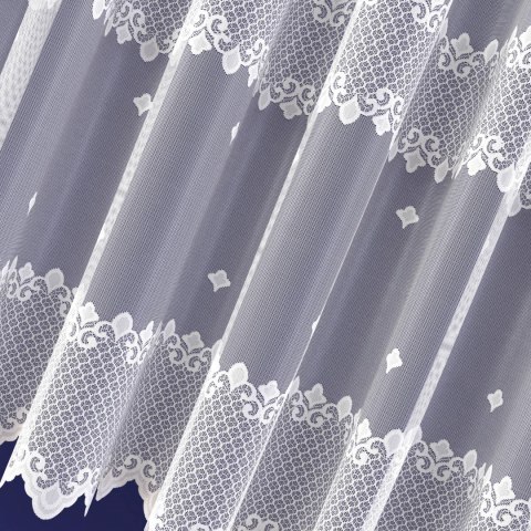 Firanka żakardowa pasowa, wysokość 250cm, kolor biały 001 618433/000/001/000250/1 Firanka żakardowa pasowa, wysokość 250cm, kolor biały 001 618433/000/001/000250/1