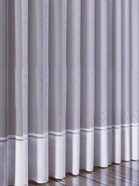 Firanka żakardowa z samym dołem, wysokość 250cm, kolor biały 001 628111/000/001/000250/1 Firanka żakardowa z samym dołem, wysokość 250cm, kolor biały 001 628111/000/001/000250/1
