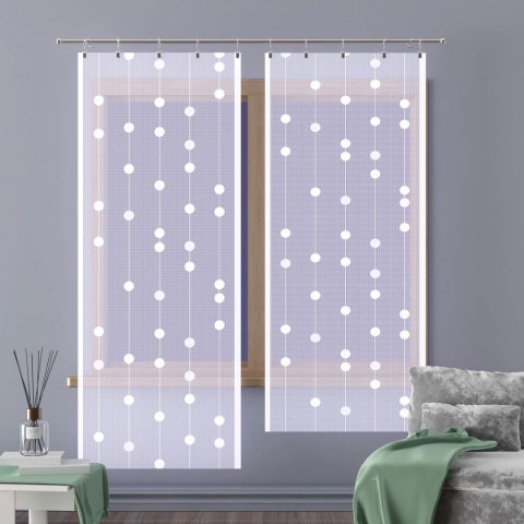 Panel żakardowy odpasowany, szerokość 70cm, kolor biały 001 629037/000/001/000070/1 Panel żakardowy odpasowany, szerokość 70cm, kolor biały 001 629037/000/001/000070/1