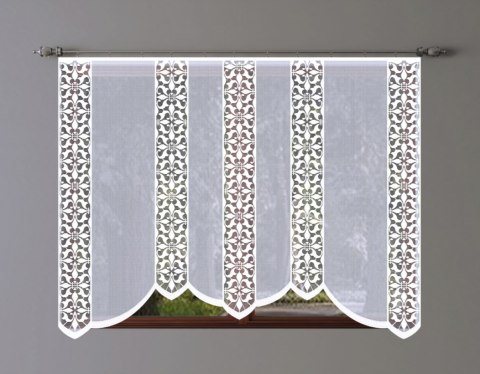 Panel żakardowy odpasowany, wysokość 120cm, kolor biały 001 147816/000/001/000120/1 Panel żakardowy odpasowany, wysokość 120cm, kolor biały 001 147816/000/001/000120/1
