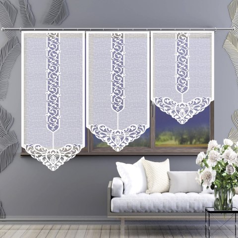 Panel żakardowy odpasowany, wysokość 120cm, kolor bialy 001 149817/000/001/000120/1 Panel żakardowy odpasowany, wysokość 120cm, kolor bialy 001 149817/000/001/000120/1