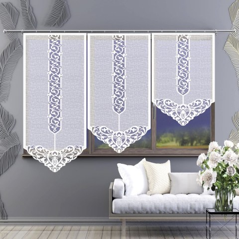 Panel żakardowy odpasowany, wysokość 160cm, kolor biały 001 151817/000/001/000160/1 Panel żakardowy odpasowany, wysokość 160cm, kolor biały 001 151817/000/001/000160/1